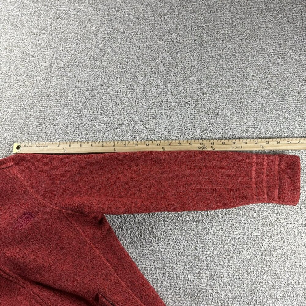 The North Face Full Zip Sweater Fleece Jacket Red Women’s Size Small - Picture 7 of 8